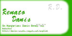 renato danis business card